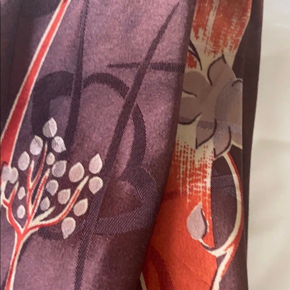 Vintage brown and red orange necktie - Picture 4 of 5